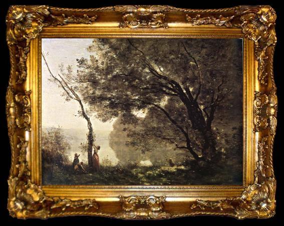 framed  Corot Camille I remember of Mortefontaine, ta009-2